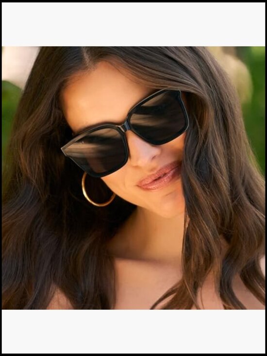 Designer Oversized Square Sunglasses 100% UVA/UVB Protection main image 6